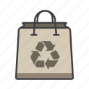 bag, recycle, recycled, recycled bag, sustainable