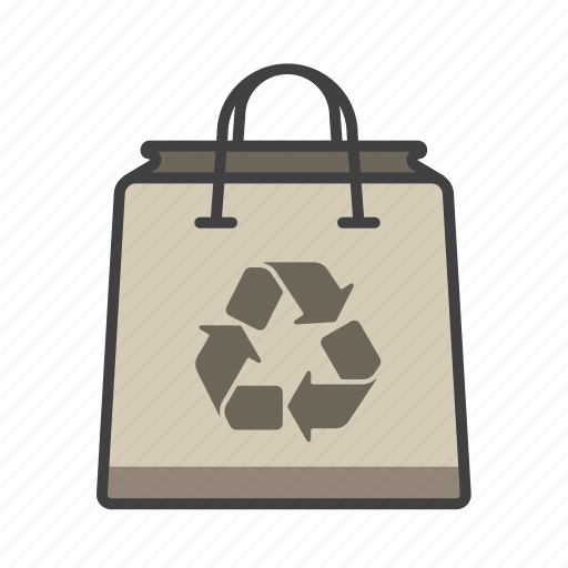 Bag, recycle, recycled, recycled bag, sustainable icon - Download on Iconfinder