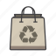 bag, recycle, recycled, recycled bag, sustainable 