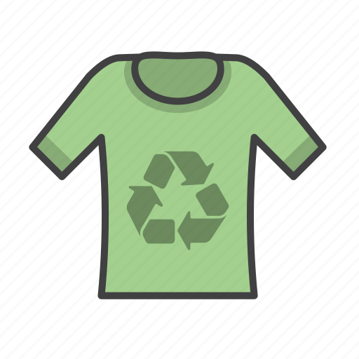 Clothing, recycled, recycled tshirt, tshirt icon - Download on Iconfinder