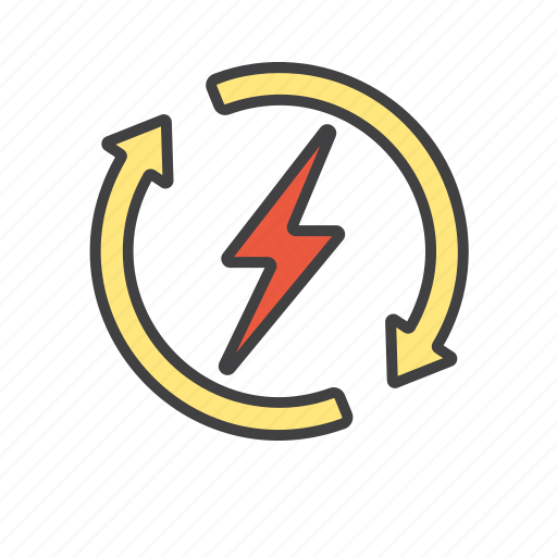 Electric, energy, power, renewable, reuse icon - Download on Iconfinder