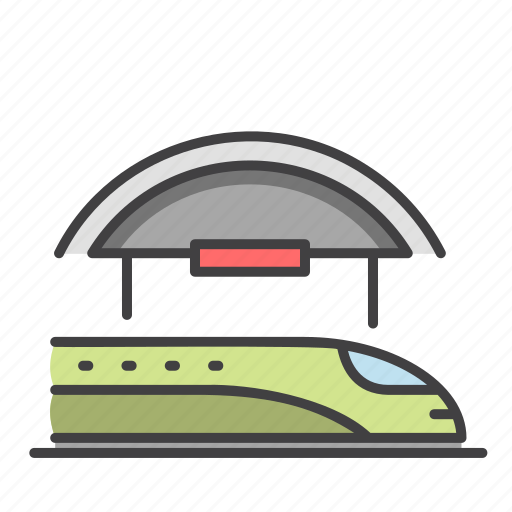 Railway, railway station, station, train, train station icon - Download on Iconfinder