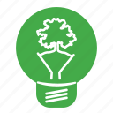 bulb, ecology, environmental, green, label, lightbulb, re-use, recycling, renewable, sign, tree