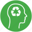 eco, ecology, green, ideas, mind, re-use, recycling, renewable, thinking, account, business, female, human, user 