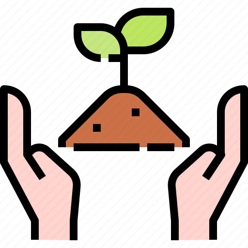 Bio, ecology, energy, green, hands, leaf, organic icon - Download on Iconfinder
