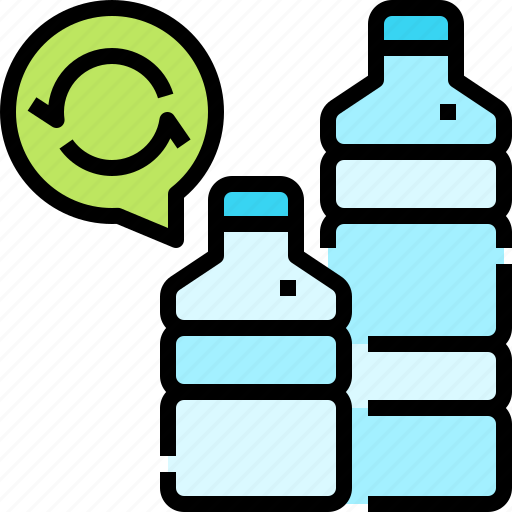 Bottle, ecology, enviroment, plastic, recycle icon - Download on Iconfinder