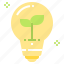 ecology, electronics, energy, green, leaf, lightbulb, nature 