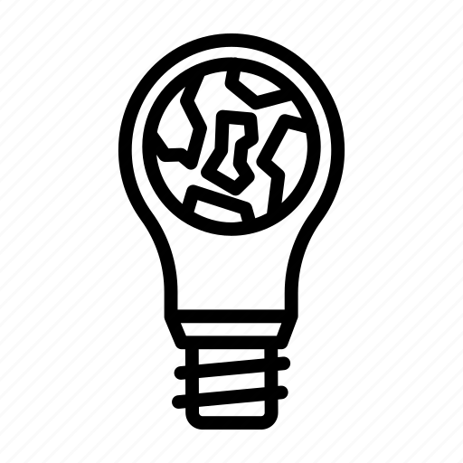 Bulb, ecology, energy, globe, idea, light, power icon - Download on Iconfinder