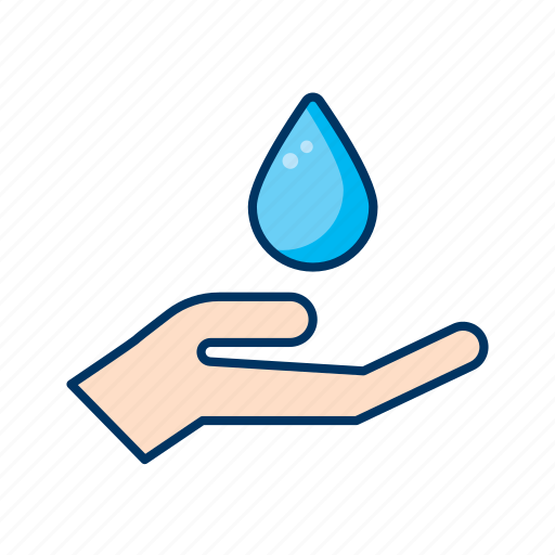Conservation, ecology, environment, hand, hold, nature, water icon - Download on Iconfinder