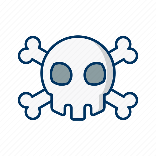 Bone, cross, danger, environment, hazard, skull, warning icon - Download on Iconfinder