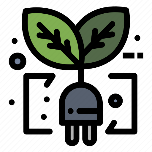 Ecology, green, leaf, plug icon - Download on Iconfinder