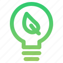 green, leaf, light-bulb, power