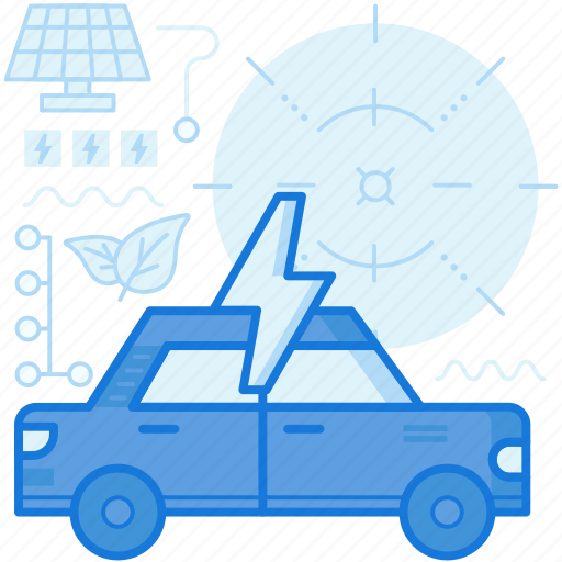 Automobile, car, electric, electricity, panel, solar, vehicle icon - Download on Iconfinder