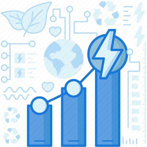 Analytics, diagram, electricity, energy, graph, power, statistics icon - Download on Iconfinder