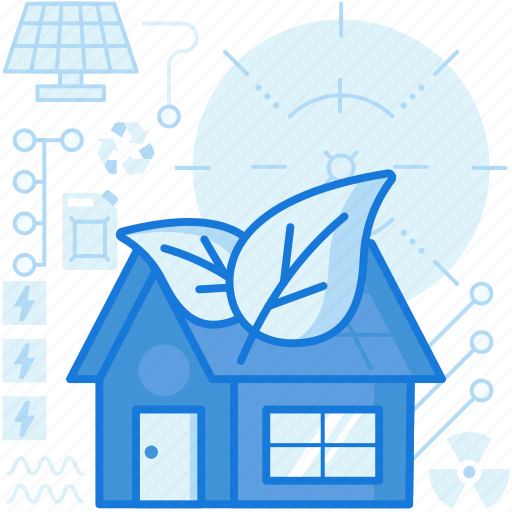 Ecology, estate, green, home, house, property, real icon - Download on Iconfinder