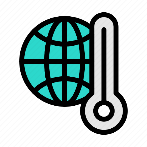 Temperature, earth, thermometer, ecology, weather icon - Download on Iconfinder