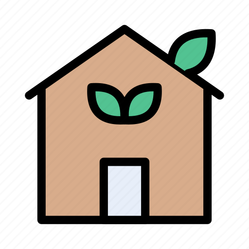 Green, house, ecology, power, home icon - Download on Iconfinder