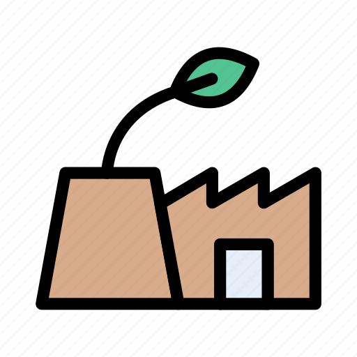 Plant, factory, green, ecology, power icon - Download on Iconfinder