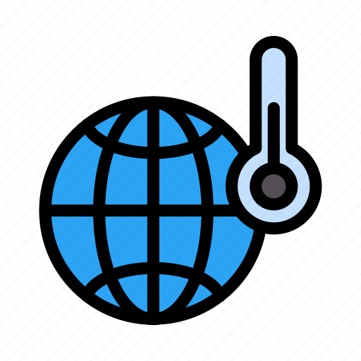 Temperature, world, thermometer, global, energy icon - Download on Iconfinder