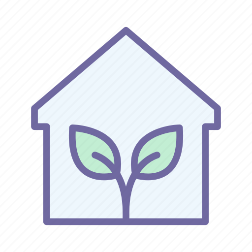 Building, house, home, ecology, plant icon - Download on Iconfinder