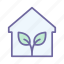 building, house, home, ecology, plant 