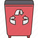 recycle, reuse, bin, waste, disposal