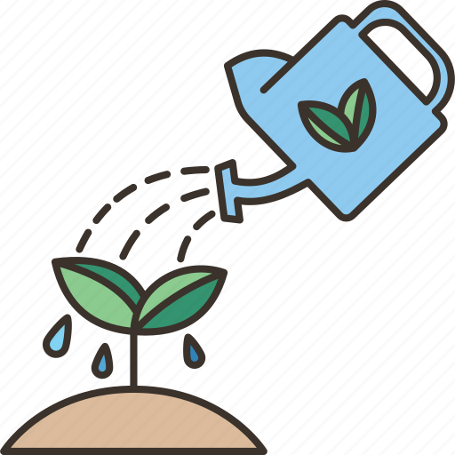 Watering, plants, growing, nature, gardening icon - Download on Iconfinder