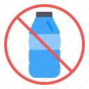 no plastic bottle, bottle, plastic, recycle plastic, recycle, ecology