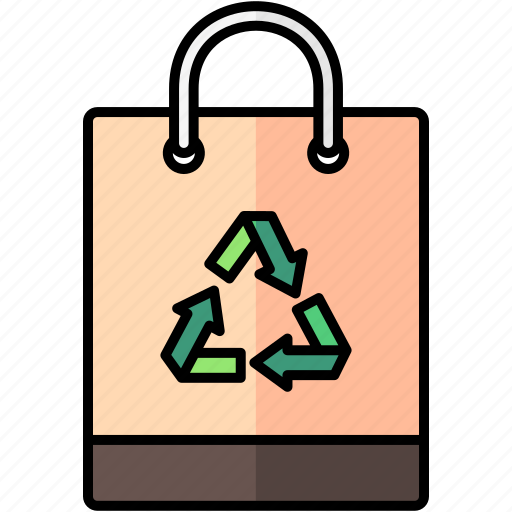 Paperbag, bag, shopping, ecology icon - Download on Iconfinder