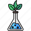 flask, laboratory, experiment, ecology 