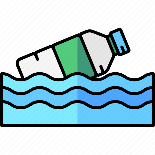 Water, pollution, bottle, sea icon - Download on Iconfinder