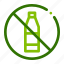 no plastic bottles, forbidden, plastic, no plastic, recycle 