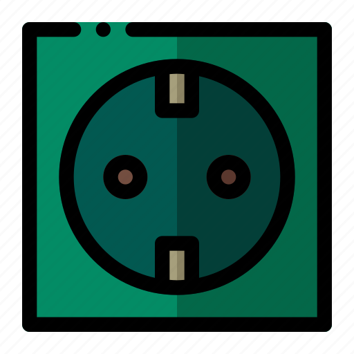 Socket, plug, power, electric, ecology icon - Download on Iconfinder