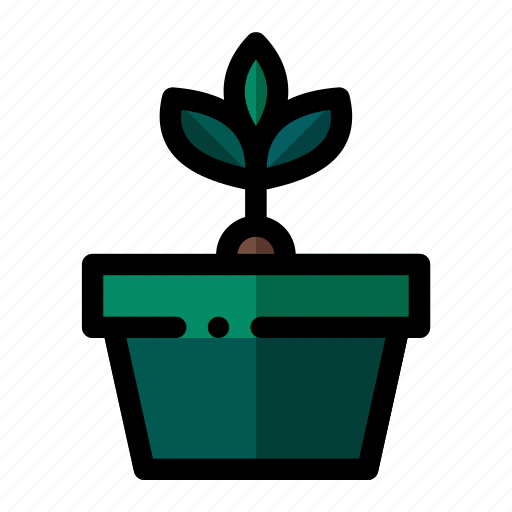 Potted plant, plant, indoor plant, ecology, nature icon - Download on Iconfinder