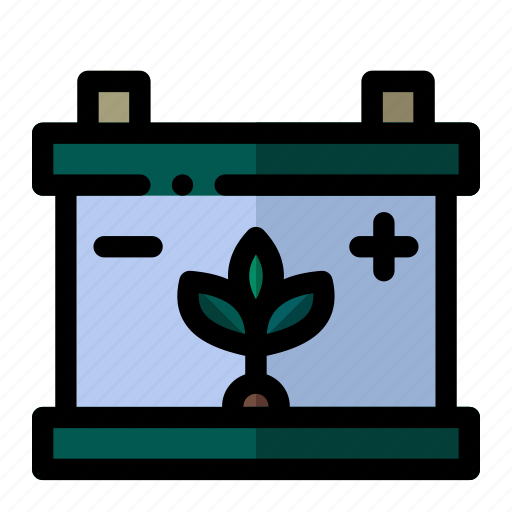 Accumulator, battery, energy, power, ecology icon - Download on Iconfinder