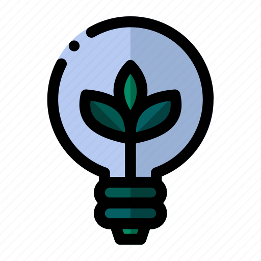 Lightbulb, energy, lamp, green, ecology icon - Download on Iconfinder