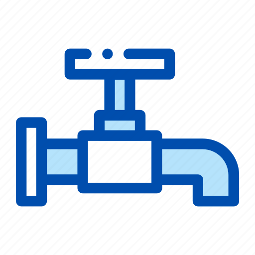 Faucet, water, plumbing, construction, pipe icon - Download on Iconfinder