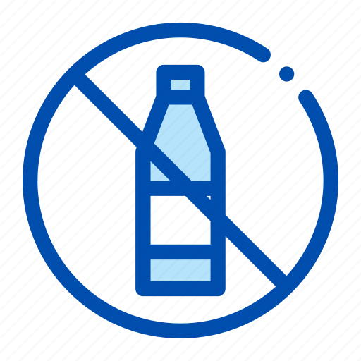 No plastic bottles, forbidden, plastic, no plastic, recycle icon - Download on Iconfinder