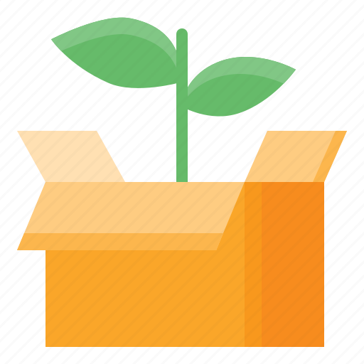 Ecology, energy, environment, garden, green, leaf, box icon - Download on Iconfinder