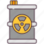 radioactive, nuclear, energy, tank, gas, container, industry, fuel 