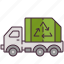 recycling, truck, trash, garbage, transport, transportation, recyc 