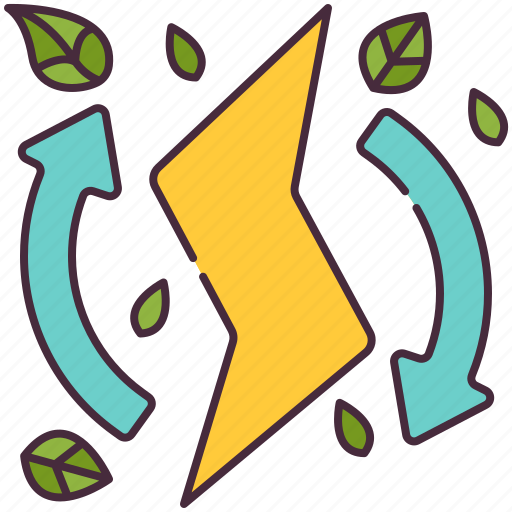 Renewable, energy, ecology, ecological, thunderbolt, bolt, weather icon - Download on Iconfinder