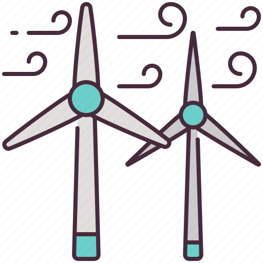 Windmills, wind, energy, eolic, turbine, renewable, windmill icon - Download on Iconfinder