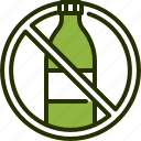 no, plastic, bottles, liquid, bottle, forbidden, single