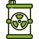radioactive, nuclear, energy, tank, gas, container, industry, fuel