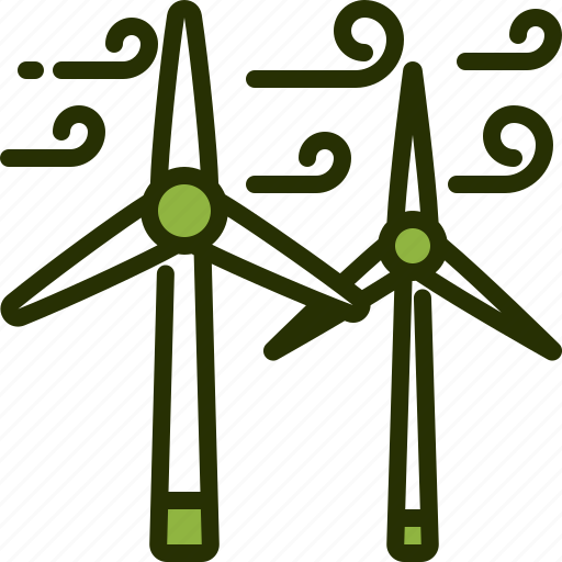 Windmills, wind, energy, eolic, turbine, renewable, windmill icon - Download on Iconfinder