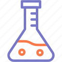 flask, glass, science, lab