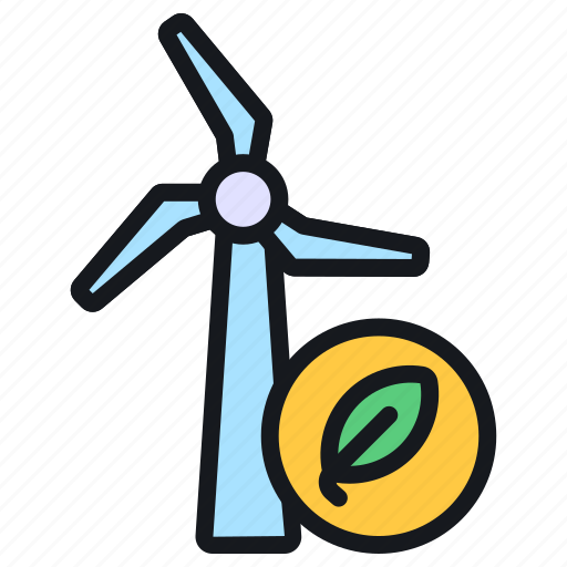 Eco, ecology, friendly, nature, turbine, wind, power icon - Download on Iconfinder