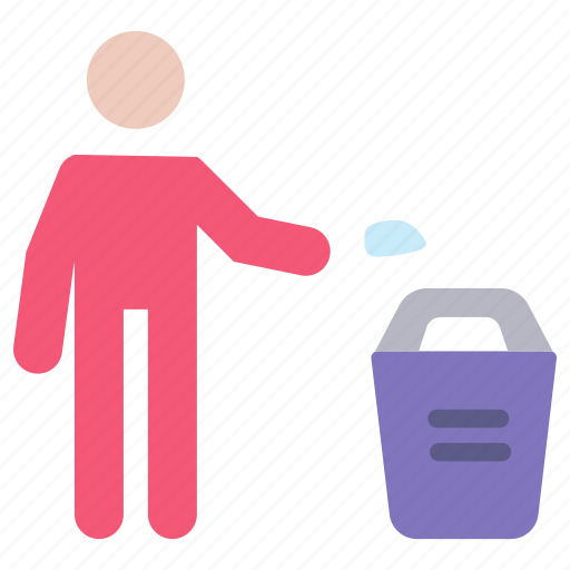 Eco, ecology, friendly, nature, throw, dustbin, trash icon - Download on Iconfinder