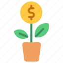 eco, nature, soil, hand, protection, dollar, money, plant, investment